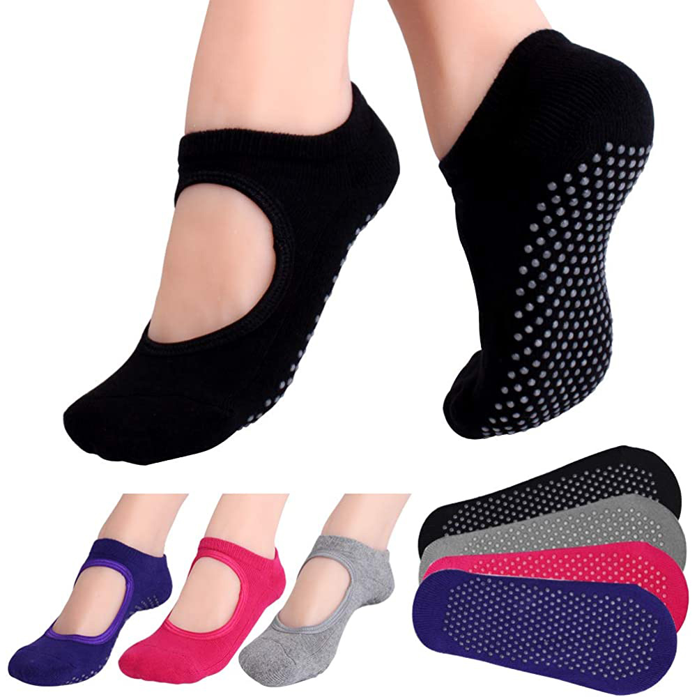 Bez pleców antypoślizgowe Fitn – Medias Para Pilates Y Yoga recenzja i cena